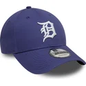 violette-verstellbare-curved-cap-9forty-league-essential-der-detroit-tigers-mlb-von-new-era