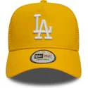 cepur-izliekta-truckeris-dzeltens-snapback-9forty-a-frame-league-essential-no-los-angeles-dodgers-mlb-no-new-era