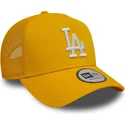 cepur-izliekta-truckeris-dzeltens-snapback-9forty-a-frame-league-essential-no-los-angeles-dodgers-mlb-no-new-era