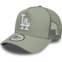 hellgrune-9forty-a-frame-league-essential-trucker-cap-der-los-angeles-dodgers-mlb-von-new-era