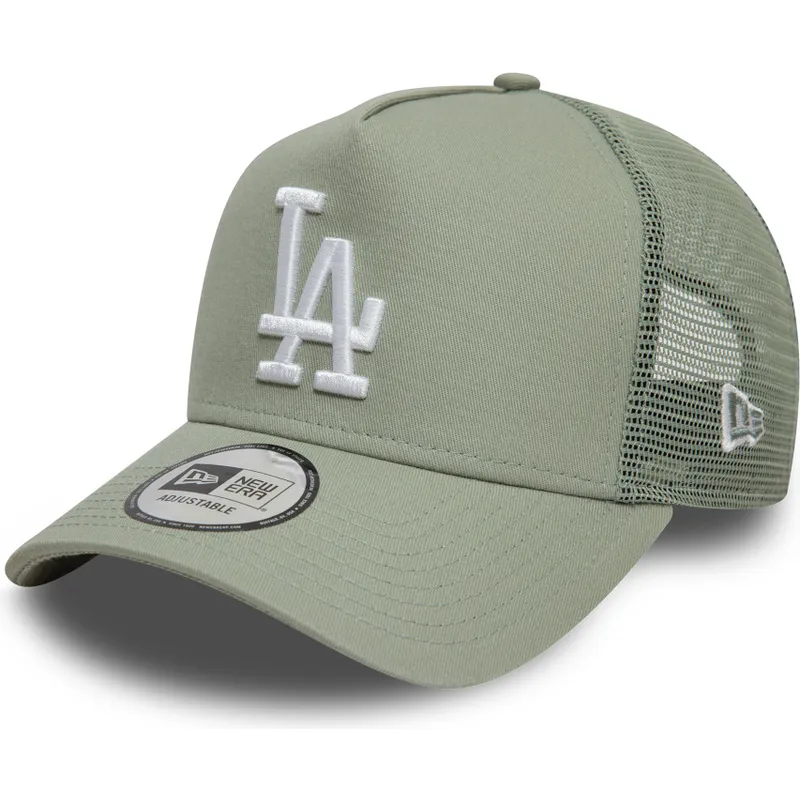 gorra-trucker-verde-claro-9forty-a-frame-league-essential-de-los-angeles-dodgers-mlb-de-new-era