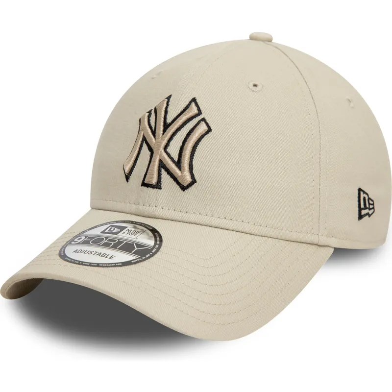 cap-izliekta-beige-adjustable-strap-negro-9forty-team-outline-no-new-york-yankees-mlb-no-new-era