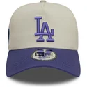 cepur-izliekta-violets-snapback-9forty-a-frame-world-series-patch-no-los-angeles-dodgers-mlb-no-new-era