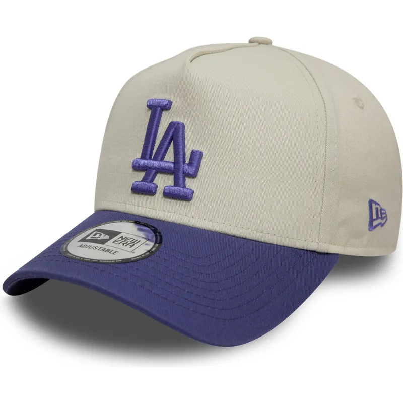 cepur-izliekta-violets-snapback-9forty-a-frame-world-series-patch-no-los-angeles-dodgers-mlb-no-new-era