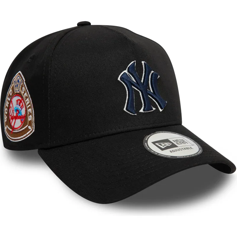 cepur-izliekta-melns-snapback-9forty-a-frame-world-series-patch-no-new-york-yankees-mlb-no-new-era