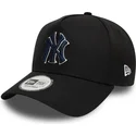 cepur-izliekta-melns-snapback-9forty-a-frame-world-series-patch-no-new-york-yankees-mlb-no-new-era
