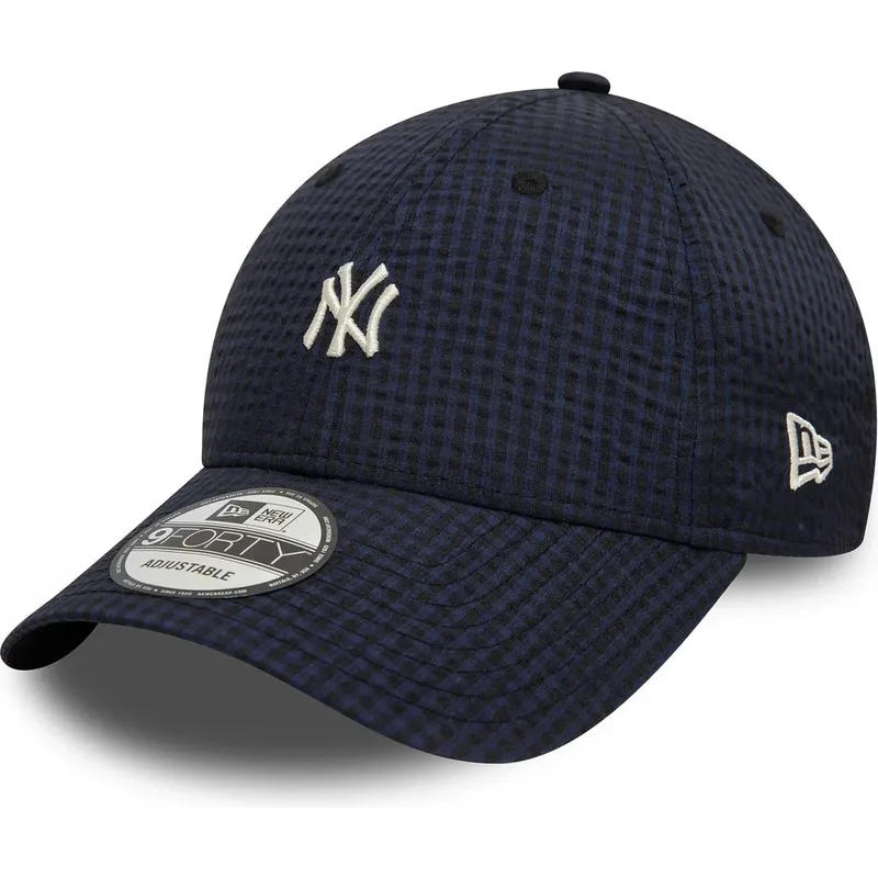 marinbla-bojd-justerbar-keps-9forty-seersucker-fran-new-york-yankees-mlb-av-new-era