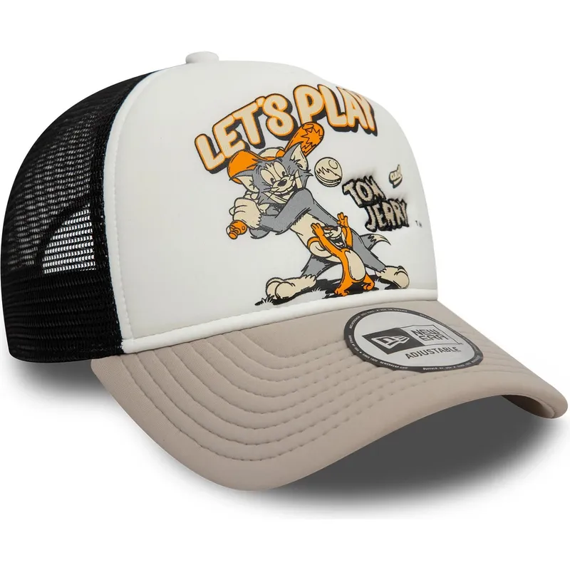 cepur-izliekta-truckeris-daudzkrasains-snapback-9forty-a-frame-no-tom-y-jerry-looney-tunes-no-new-era