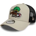 beige-und-schwarze-trucker-kappe-9forty-a-frame-outdoor-patch-von-new-era