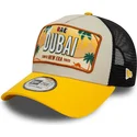 cepur-izliekta-truckeris-dzeltens-snapback-9forty-a-frame-license-plate-no-dubai-ciudades-y-playas-no-new-era