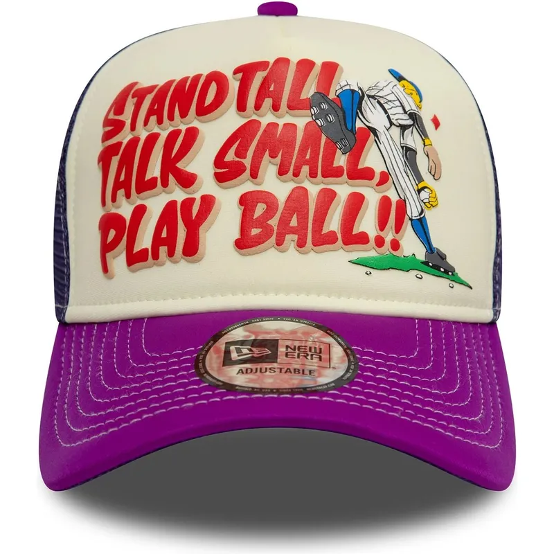 cepur-izliekta-truckeris-violets-snapback-9forty-a-frame-graphic-no-stand-tall-talk-small-play-ball-no-new-era cepur-izliekta-truckeris-violets-snapback-9forty-a-frame-graphic-no-stand-tall-talk-small-play-ball-no-new-era