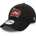 cepur-izliekta-melns-regulejams-9twenty-no-carolina-mudcats-milb-no-new-era