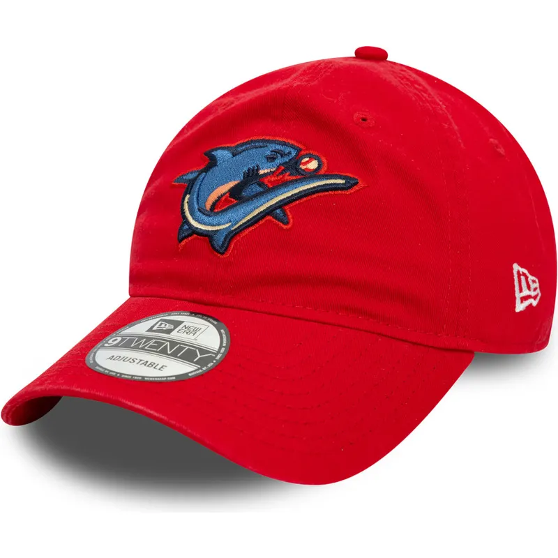 cap-izliekta-red-adjustable-strap-9twenty-no-clearwater-threshers-milb-no-new-era