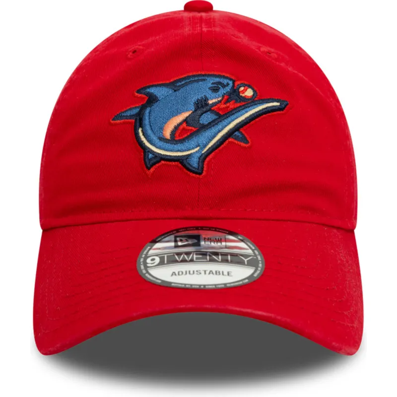 cap-izliekta-red-adjustable-strap-9twenty-no-clearwater-threshers-milb-no-new-era