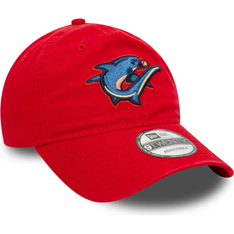 cap-izliekta-red-adjustable-strap-9twenty-no-clearwater-threshers-milb-no-new-era