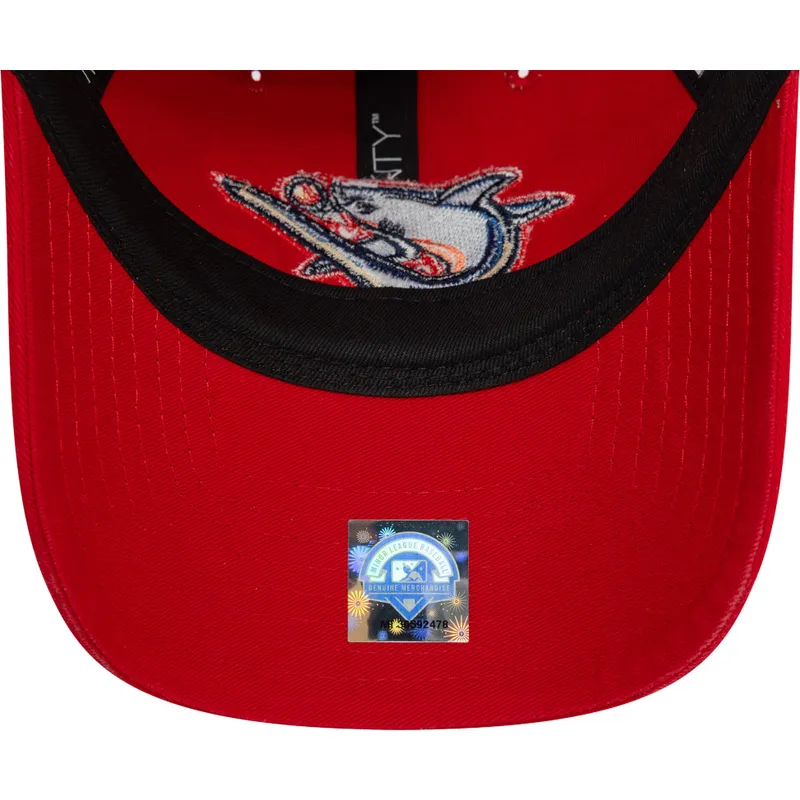 cap-izliekta-red-adjustable-strap-9twenty-no-clearwater-threshers-milb-no-new-era