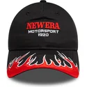 cepur-izliekta-melns-regulejama-lente-9twenty-flame-visor-no-new-era