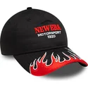 cepur-izliekta-melns-regulejams-9twenty-flame-visor-no-new-era