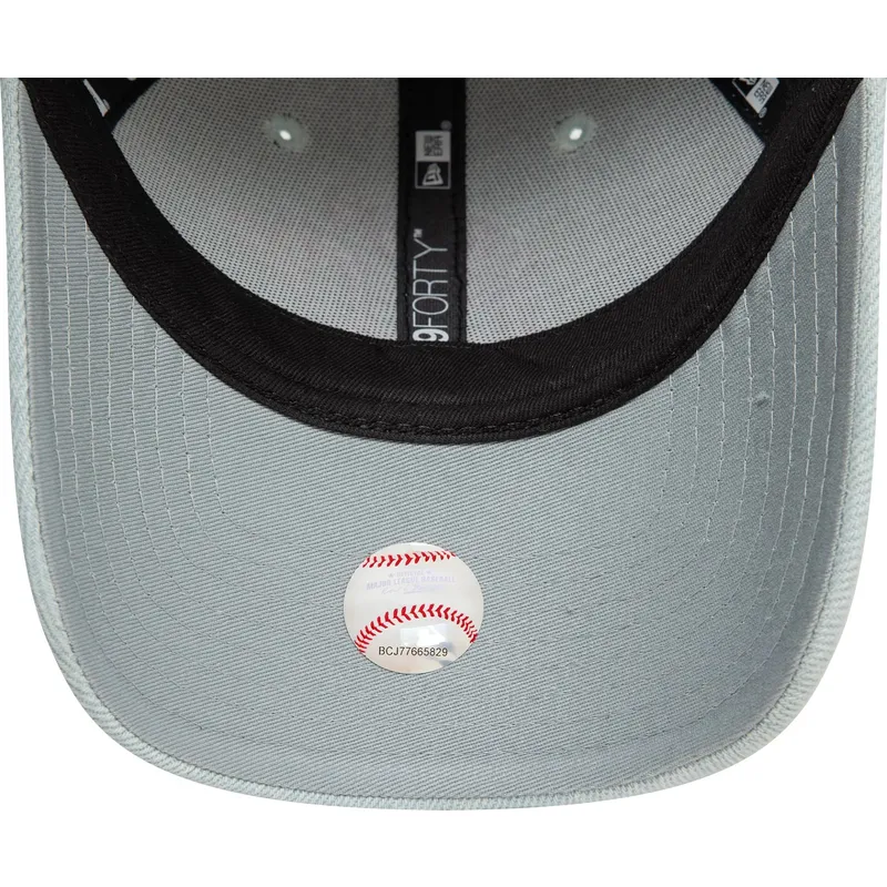 cepur-izliekta-zils-regulejams-rosa-9forty-denim-icon-heart-no-new-york-yankees-mlb-no-new-era