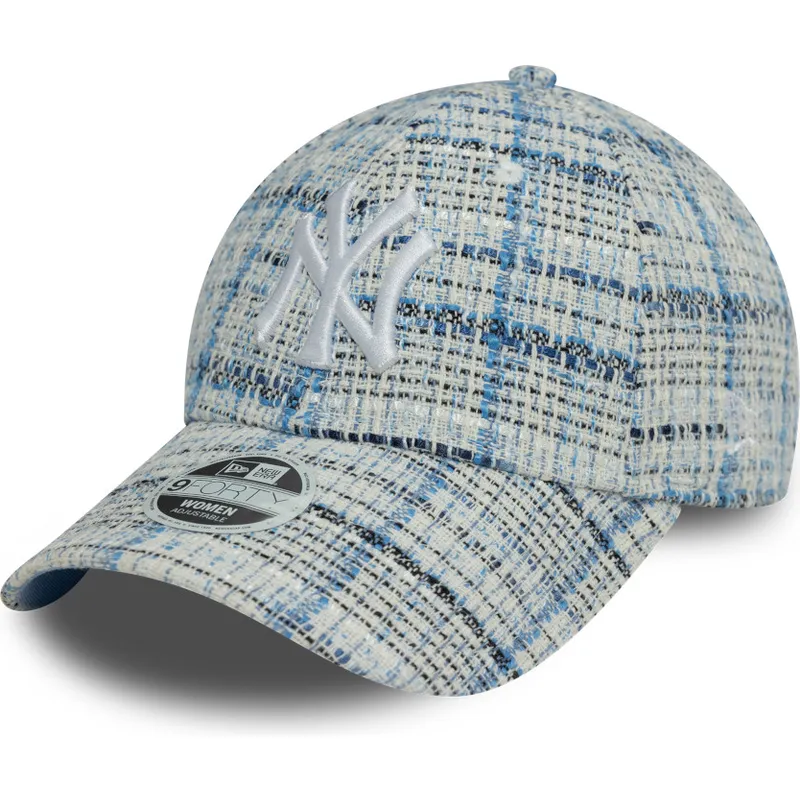 cap-izliekta-blue-adjustable-strap-9forty-tweed-no-new-york-yankees-mlb-no-new-era