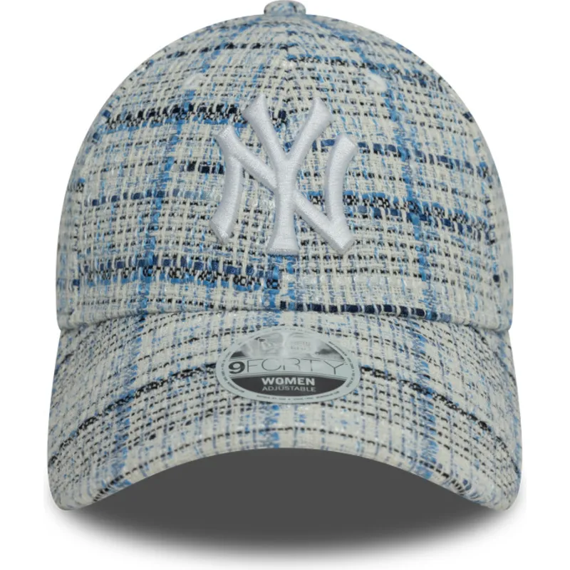 cap-izliekta-blue-adjustable-strap-9forty-tweed-no-new-york-yankees-mlb-no-new-era