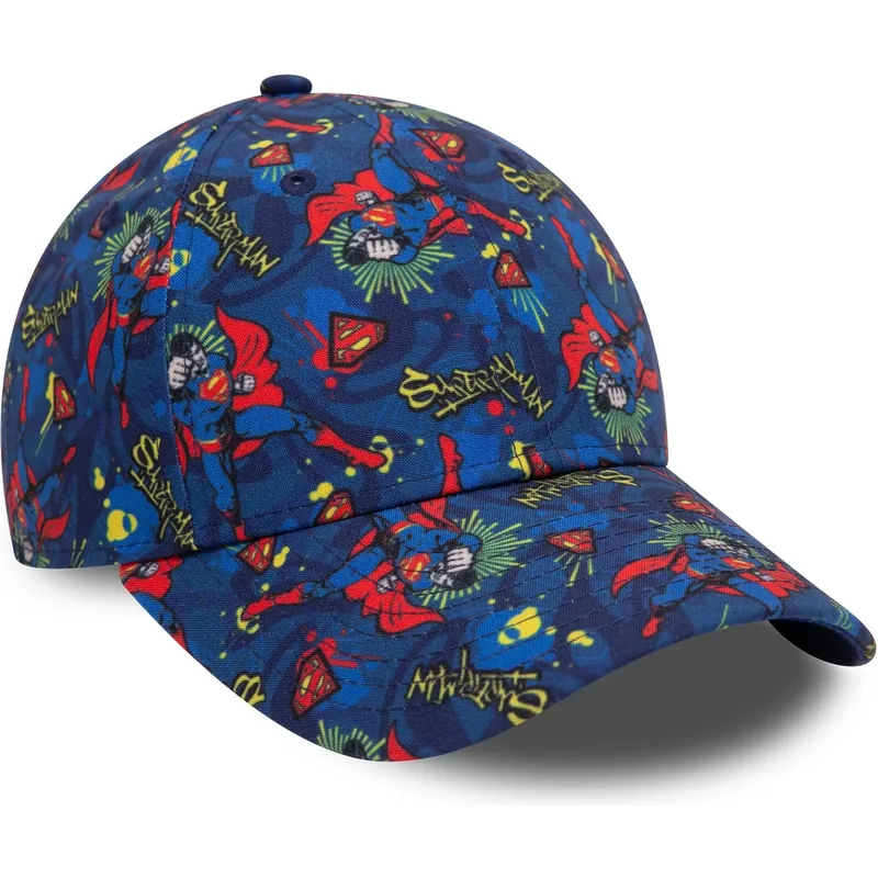 cap-izliekta-navy-blue-adjustable-strap-berniem-9forty-all-over-print-no-superman-dc-comics-no-new-era