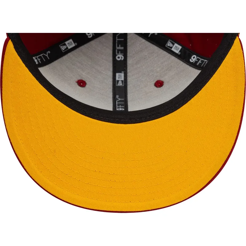 cepur-plakana-sarkans-snapback-9fifty-tie-dye-no-associazione-sportiva-roma-serie-a-no-new-era