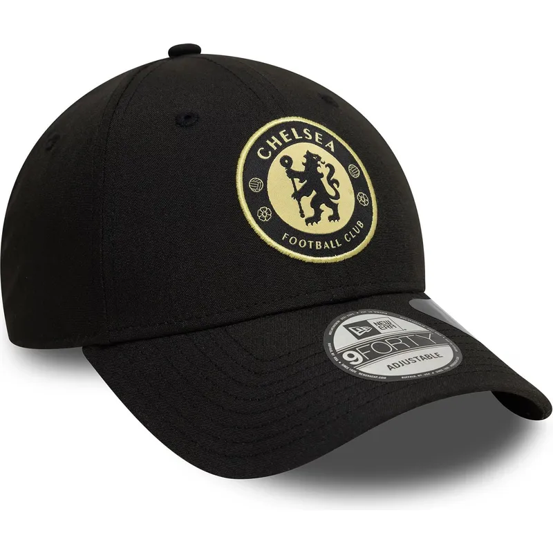 cepur-izliekta-melns-regulejams-9forty-seasonal-pop-repreve-no-chelsea-football-club-premier-league-no-new-era