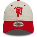 cepur-izliekta-sarkans-regulejams-9twenty-contrast-visor-no-manchester-united-football-club-premier-league-no-new-era