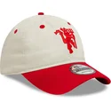 cepur-izliekta-sarkans-regulejams-9twenty-contrast-visor-no-manchester-united-football-club-premier-league-no-new-era