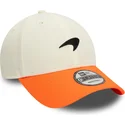 cepur-izliekta-oranzs-regulejams-9forty-contrast-visor-no-mclaren-racing-formula-1-no-new-era