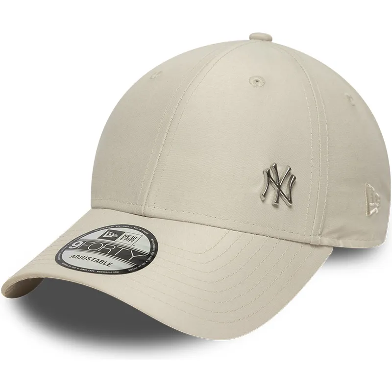 cap-izliekta-beige-adjustable-strap-9forty-flawless-no-new-york-yankees-mlb-no-new-era