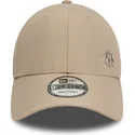 cap-izliekta-brown-adjustable-strap-claro-9forty-flawless-no-new-york-yankees-mlb-no-new-era