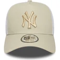 cap-izliekta-beige-snapback-a-frame-league-essential-no-new-york-yankees-mlb-no-new-era
