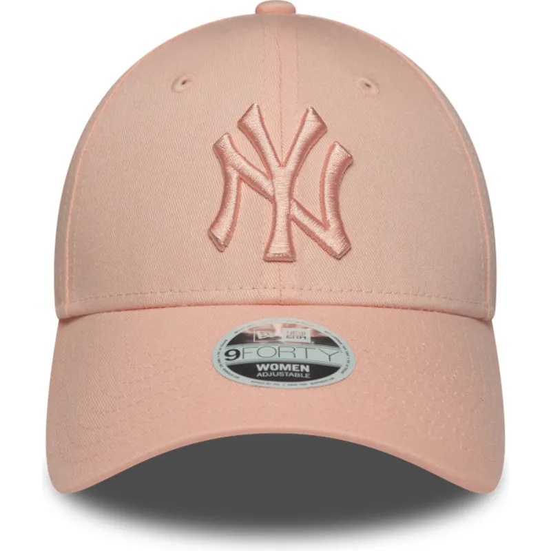cepur-izliekta-roza-regulejama-lente-9forty-league-essential-no-new-york-yankees-mlb-no-new-era