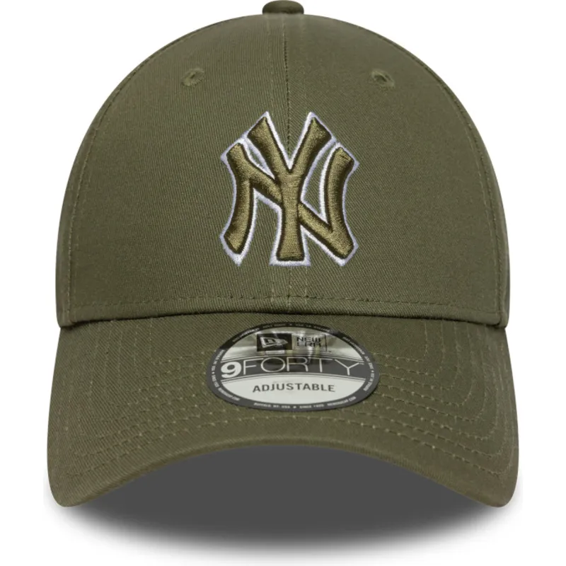 cepur-izliekta-zals-regulejama-lente-9forty-outline-no-new-york-yankees-mlb-no-new-era