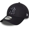 cepur-izliekta-tumsi-zils-regulejama-lente-9forty-outline-no-new-york-yankees-mlb-no-new-era