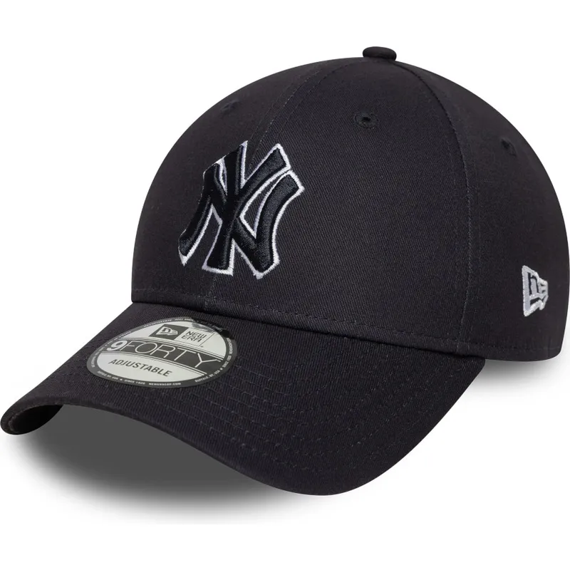 cap-izliekta-navy-blue-adjustable-strap-9forty-outline-no-new-york-yankees-mlb-no-new-era cap-izliekta-navy-blue-adjustable-strap-9forty-outline-no-new-york-yankees-mlb-no-new-era