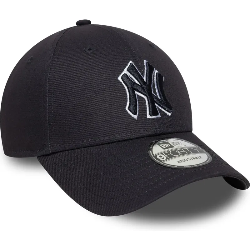 granatowa-zakrzywiona-czapka-regulowana-z-granatowym-logo-9forty-outline-new-york-yankees-mlb-new-era