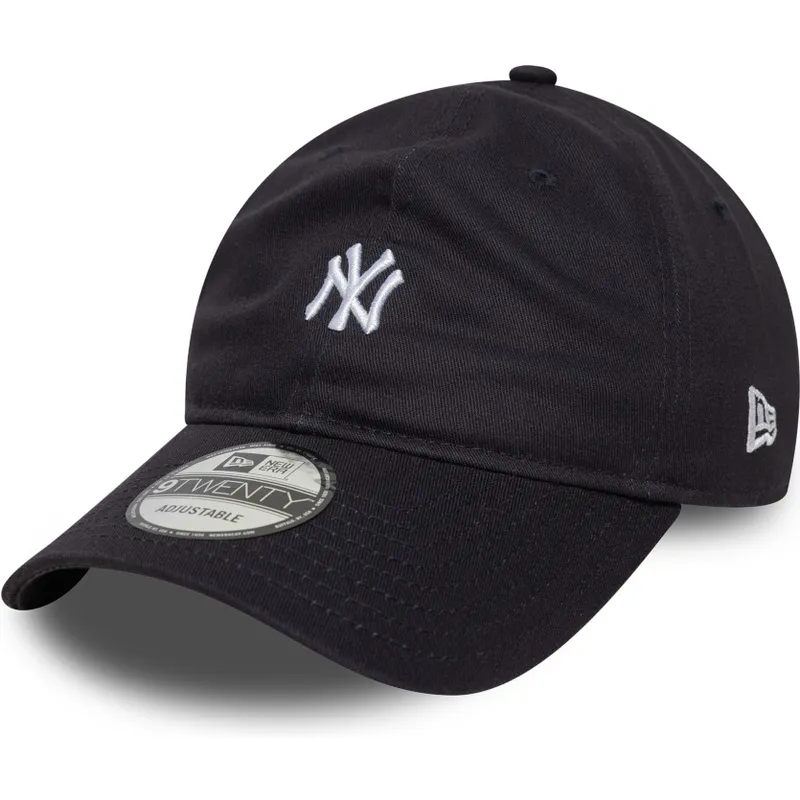 marinbla-bojd-keps-justerbar-9twenty-mini-logo-new-york-yankees-mlb-fran-new-era