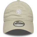 cap-izliekta-beige-adjustable-strap-9twenty-mini-no-new-york-yankees-mlb-no-new-era