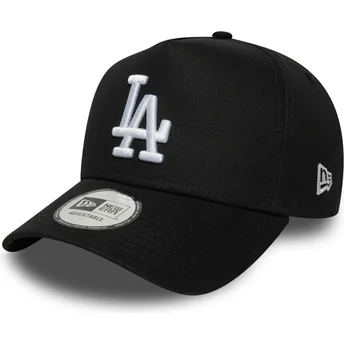 Czarna zakrzywiona czapka snapback E Frame League Essential Los Angeles Dodgers MLB od New Era