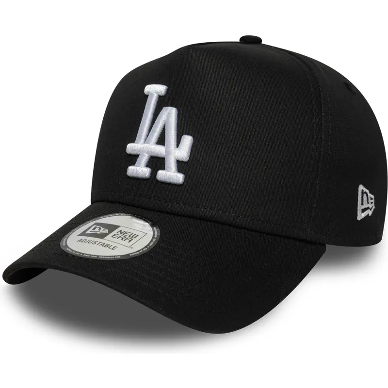 svart-bojd-keps-snapback-e-frame-league-essential-fran-los-angeles-dodgers-mlb-av-new-era