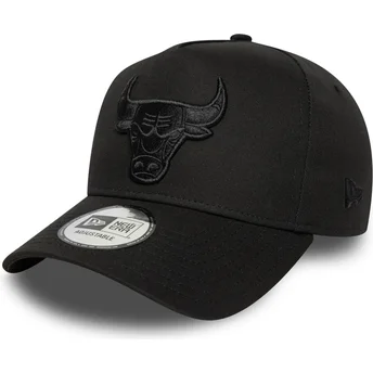 Cap izliekta black snapback E Frame Essential no Chicago Bulls NBA no New Era