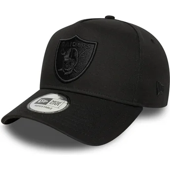 Cepur izliekta melns snapback E Frame Essential no Las Vegas Raiders NFL no New Era