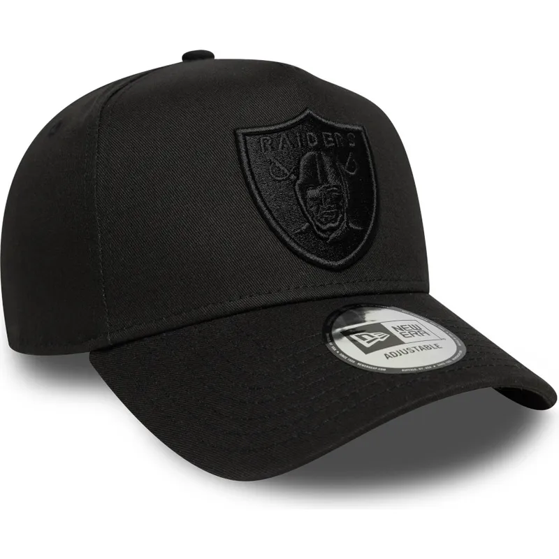svart-bojd-keps-snapback-e-frame-essential-fran-las-vegas-raiders-nfl-av-new-era