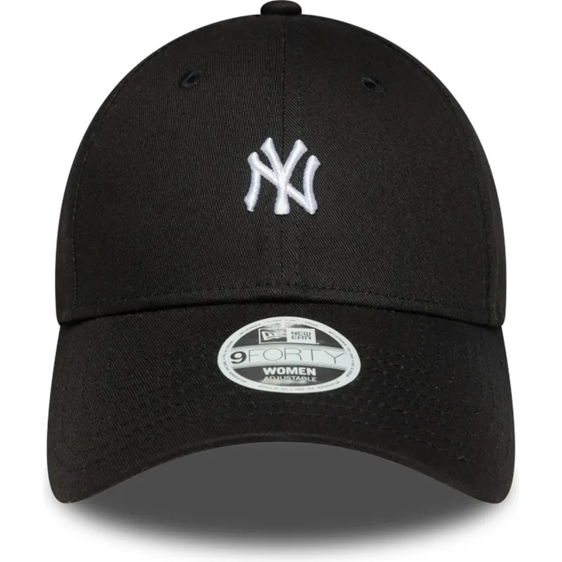 cepur-izliekta-melns-regulejama-lente-9forty-mini-no-new-york-yankees-mlb-no-new-era