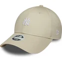 cap-izliekta-beige-adjustable-strap-9forty-mini-no-new-york-yankees-mlb-no-new-era