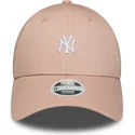 cap-izliekta-pink-adjustable-strap-9forty-mini-no-new-york-yankees-mlb-no-new-era