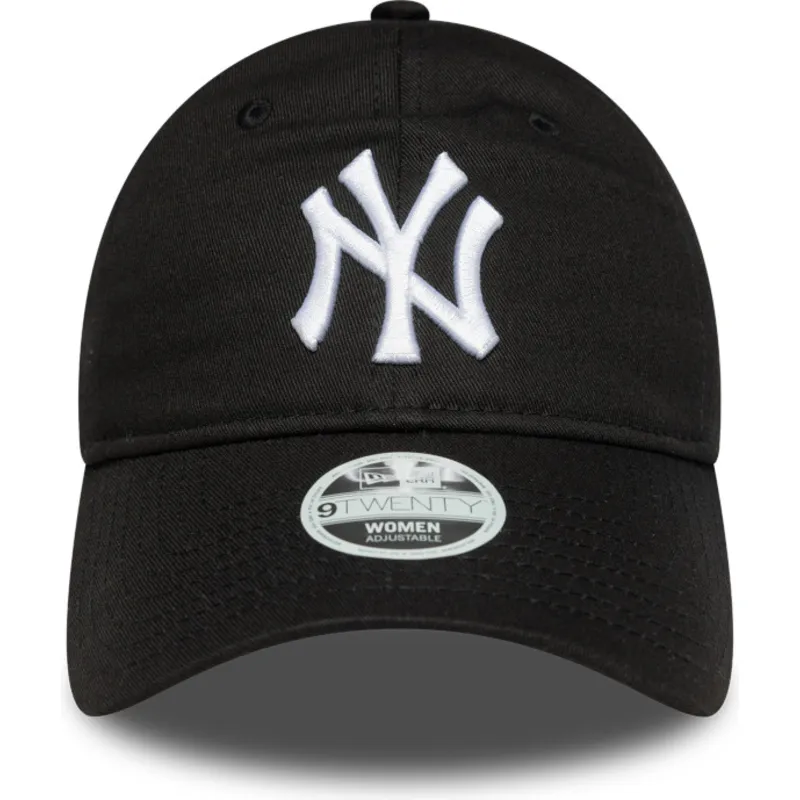 cepur-izliekta-melns-regulejama-lente-9twenty-league-essential-no-new-york-yankees-mlb-no-new-era